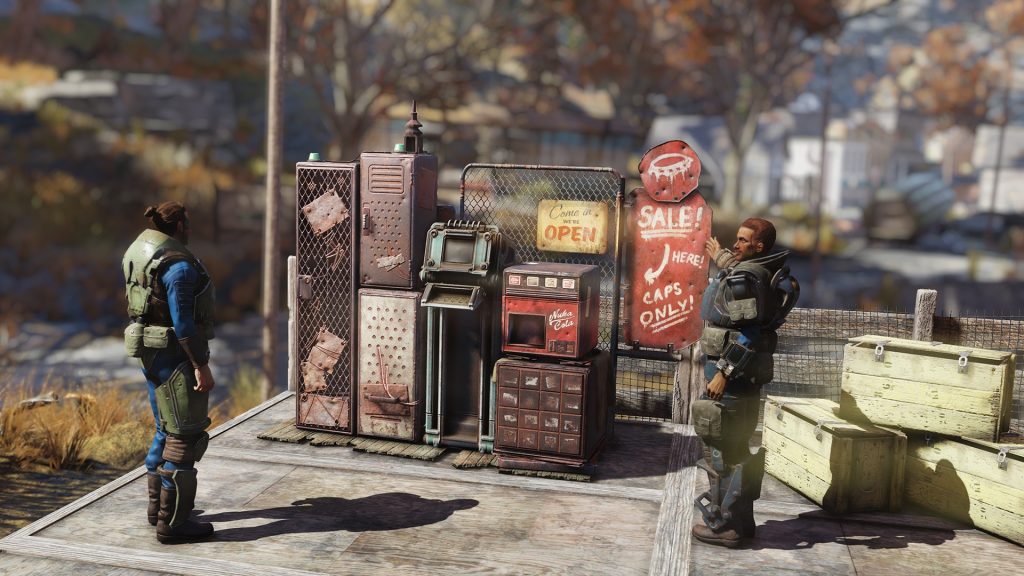 В следующем обновлении к Fallout 76 вы сможете управлять магазином