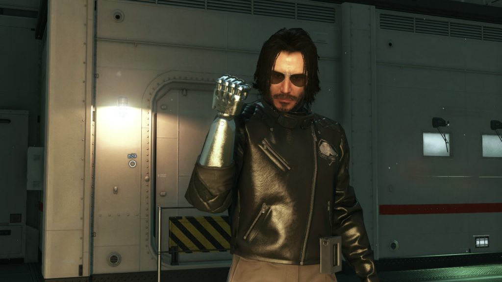 Джонни Сильверхенд в главной роли в Metal Gear Solid 5